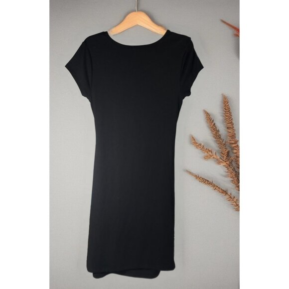 Little Black Dress Magaschoni Collection Scoop Neck Waist Sheath - Picture 2 of 9